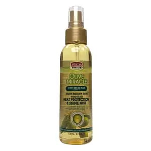 African Pride Olive Miracle Heat Protection & Shine Mist 4oz