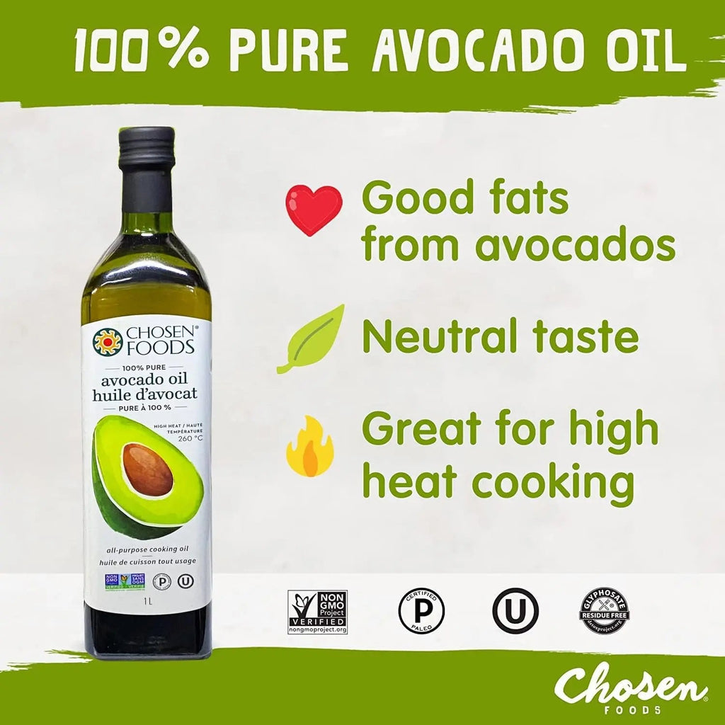 Chosen, Food Avocado Oil Bottle, 1 L