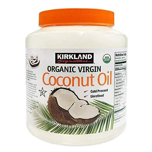 Coconut Oil Unrefined Virgin Cold Pressed 100% Pure 2.38kg Tub