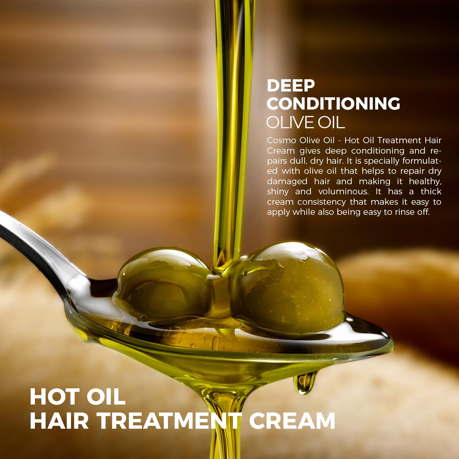 Hot Oil Hair Treatment Cream Olive Oil 1000ML