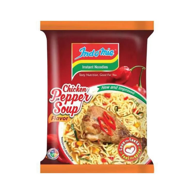 Indomie Instant Noodles Chicken Pepper Soup flavour, 70g (Pack of 40) - Nigerian