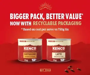 Kenco Latte Instant Coffee 1kg - Tin 1kg