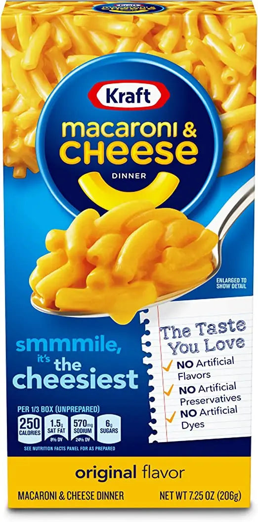 KRAFT MACARONI CHEESE 206G
