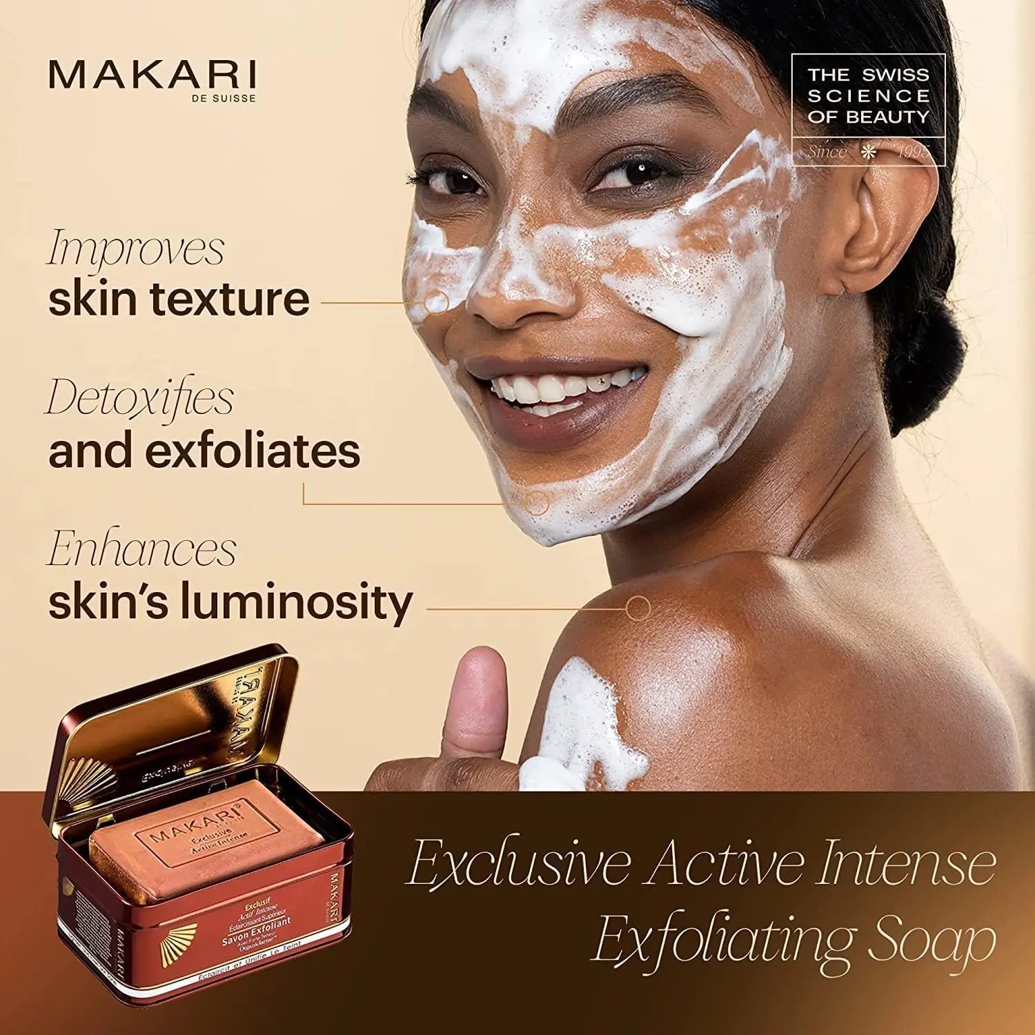 Makari Exclusive Exfoliating Soap 200g