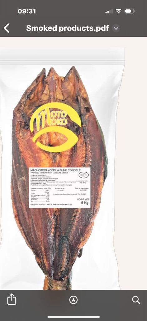 Smoked Whole Tilapia (Per Fish)