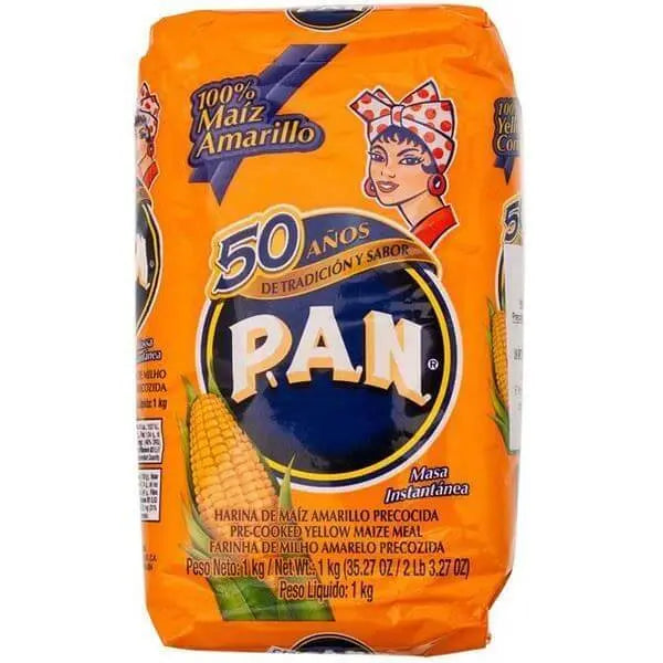 Harina PAN Pre-Cooked White Maize Meal - 1kg